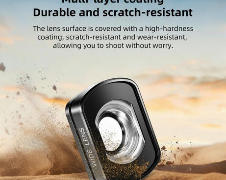 For DJI Osmo Pocket 4 / 3 Magnetic Wide-Angle Lens 112 Degree FOV Filter