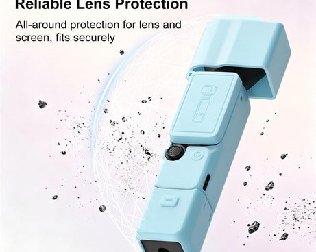 For DJI OSMO Pocket 4 PULUZ 4 in 1 Body Lens Handle Screen Silicone TPU Cover