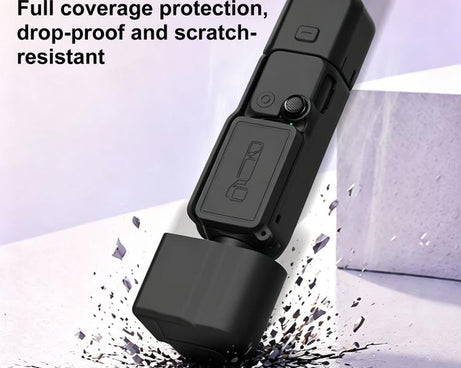 For DJI OSMO Pocket 4 PULUZ 4 in 1 Body Lens Handle Screen Silicone TPU Cover