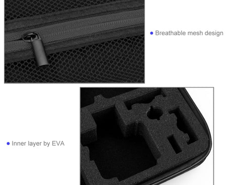 PULUZ Waterproof Carrying and Travel Case for GoPro, Insta360, DJI and Other Action Cameras Accessories, Large Size: 32cm x 22cm x 7cm, For GoPro, Large Size: 32cm x 22cm x 7cm