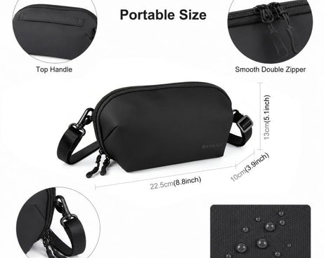 For DJI Osmo Pocket 4 / 3 PULUZ Multifunctional Carrying Storage Handbag Data Camera Digital Bag with Shoulder Strap