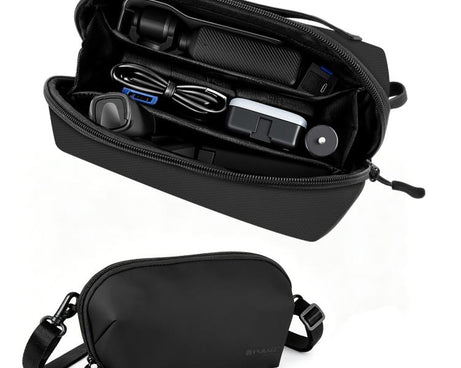 For DJI Osmo Pocket 4 / 3 PULUZ Multifunctional Carrying Storage Handbag Data Camera Digital Bag with Shoulder Strap, Camera Digital Bag