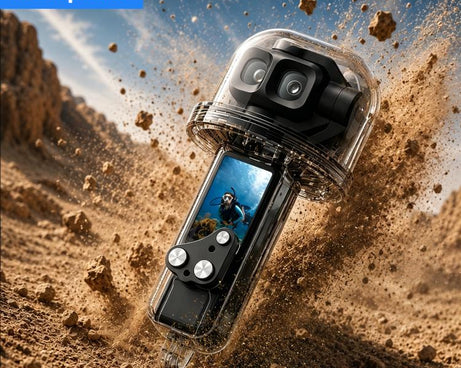 For DJI Osmo Pocket 4P PULUZ 50m Underwater Waterproof Housing Diving Cover, For DJI Osmo Pocket 4P