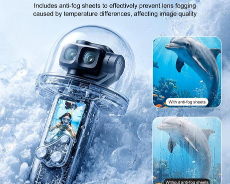 For DJI Osmo Pocket 4P PULUZ 50m Underwater Waterproof Housing Diving Cover, For DJI Osmo Pocket 4P