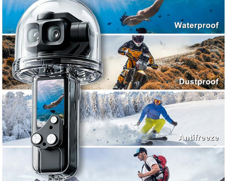 For DJI Osmo Pocket 4P PULUZ 50m Underwater Waterproof Housing Diving Cover, For DJI Osmo Pocket 4P