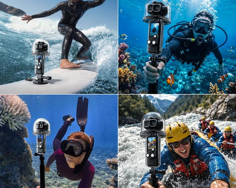 For DJI Osmo Pocket 4P PULUZ 50m Underwater Waterproof Housing Diving Cover, For DJI Osmo Pocket 4P