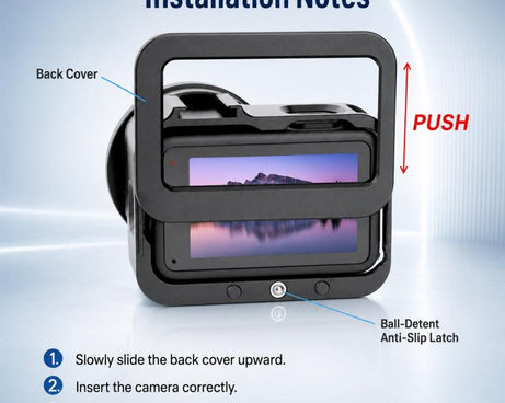 PULUZ  Aluminum Alloy Protective Cage with 58mm UV Lens & Lens Cover for GoPro MISSION 1 / 1 PRO, Protective Cage