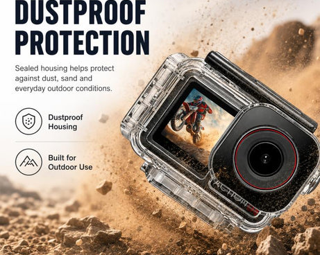 PULUZ 60m Waterproof Housing Diving Case for DJI Action 5 Pro / 4 / 3, For DJI Action 5 Pro / 4 / 3
