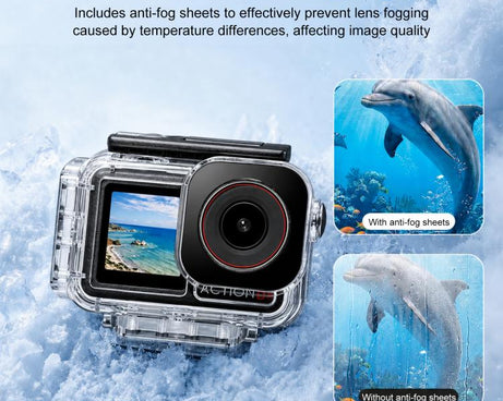 PULUZ 60m Waterproof Housing Diving Case for DJI Action 5 Pro / 4 / 3, For DJI Action 5 Pro / 4 / 3