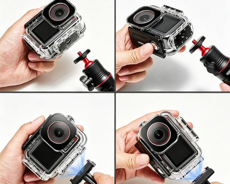PULUZ 60m Waterproof Housing Diving Case for DJI Action 5 Pro / 4 / 3, For DJI Action 5 Pro / 4 / 3