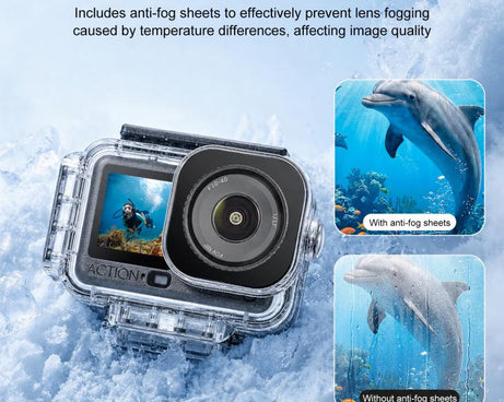 For DJI Osmo Action 6 PULUZ Magnetic 60m Waterproof Housing Diving Case, For DJI Osmo Action 6