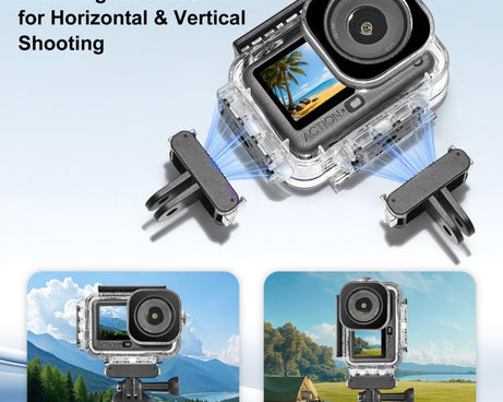 For DJI Osmo Action 6 PULUZ Magnetic 60m Waterproof Housing Diving Case, For DJI Osmo Action 6