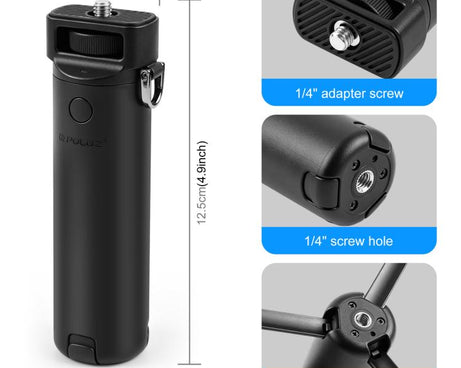 For Insta360 Luna PULUZ High-Capacity 5000mAh Battery Grip