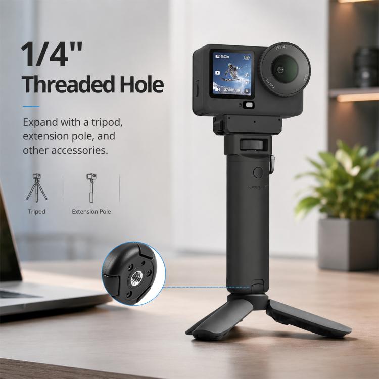 For Insta360 Luna PULUZ High-Capacity 5000mAh Battery Grip