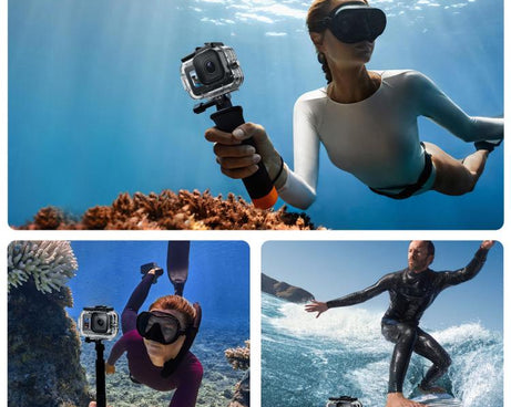 For GoPro MISSION 1 / 1 PRO PULUZ 60m Waterproof Housing Diving Protective Case with Anti-fog Sheets, For GoPro MISSION 1 / 1 PRO