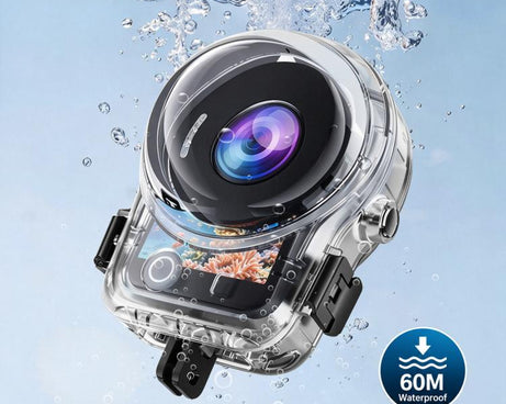 For DJI Osmo 360 / 360 II PULUZ 60m Waterproof Hosing Sealed Diving Case, For DJI Osmo 360 / 360 II