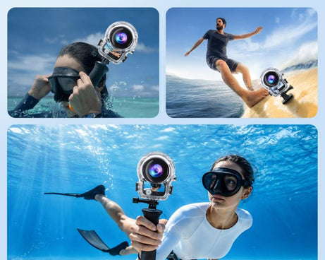 For DJI Osmo 360 / 360 II PULUZ 60m Waterproof Hosing Sealed Diving Case, For DJI Osmo 360 / 360 II