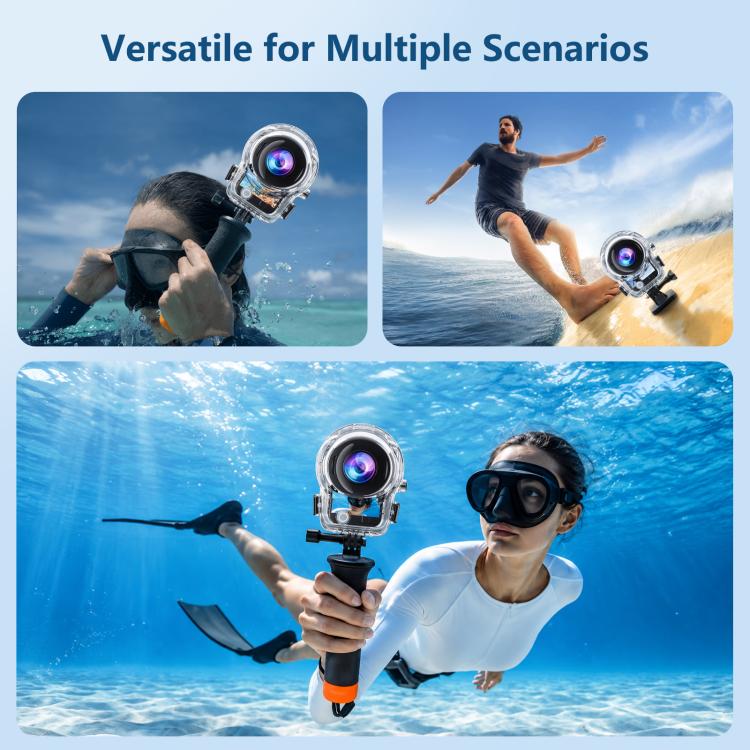 For DJI Osmo 360 / 360 II PULUZ 60m Waterproof Hosing Sealed Diving Case, For DJI Osmo 360 / 360 II