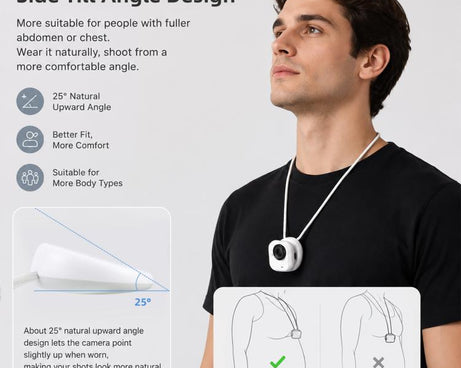 For Insta360 Go 3 Ultra PULUZ Upgraded Magnetic Pendant Holder Quick Release Neck Strap, For Insta360 GO Ultra
