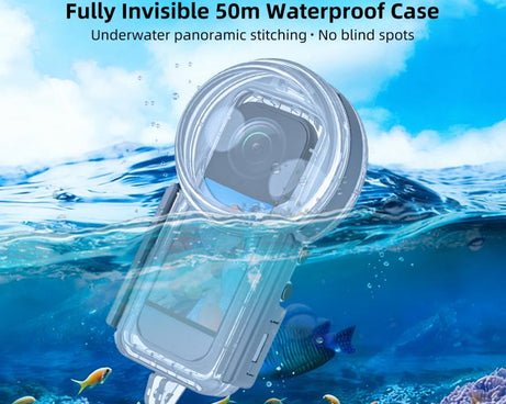 For Insta360 X5 PULUZ 50m Waterproof Sealed Diving Case, Youth Edition, Waterproof Diving Case, Youth Edition