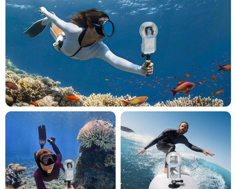 For Insta360 X5 PULUZ 50m Waterproof Sealed Diving Case, Youth Edition, Waterproof Diving Case, Youth Edition