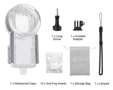 For Insta360 X5 PULUZ 50m Waterproof Sealed Diving Case, Youth Edition, Waterproof Diving Case, Youth Edition