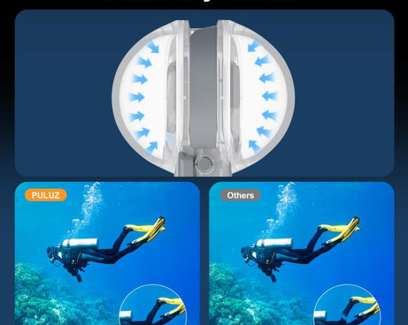 For Insta360 X5 PULUZ 50m Waterproof Sealed Diving Case, Youth Edition, Waterproof Diving Case, Youth Edition