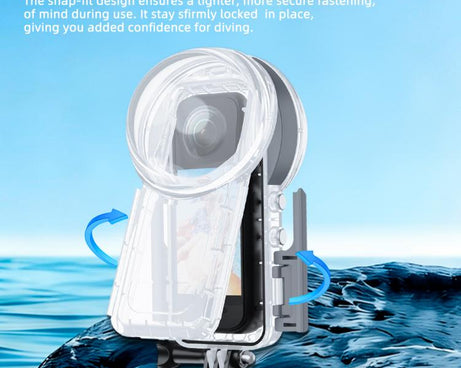 For Insta360 X5 PULUZ 50m Waterproof Sealed Diving Case, Youth Edition, Waterproof Diving Case, Youth Edition
