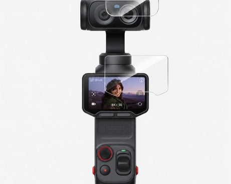 For Insta360 Luna Ultra PULUZ 9H 2.5D HD Tempered Glass Screen Film + Lens Protector, For Insta360 Luna Ultra