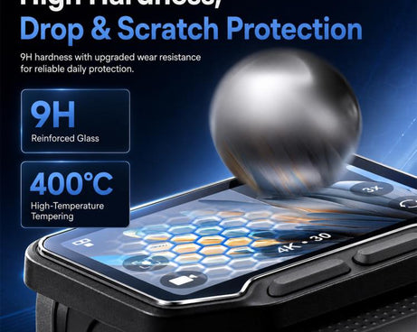 For Insta360 Luna Ultra PULUZ 9H 2.5D HD Tempered Glass Screen Film + Lens Protector, For Insta360 Luna Ultra