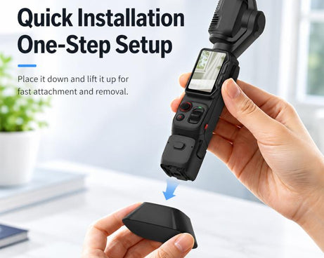 For Insta360 Luna Ultra PULUZ Silicone Dock Desktop Adhesive Base Bracket, For Insta360 Luna Ultra