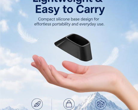 For Insta360 Luna Ultra PULUZ Silicone Dock Desktop Adhesive Base Bracket, For Insta360 Luna Ultra
