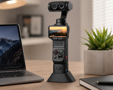For Insta360 Luna Ultra PULUZ Silicone Dock Desktop Adhesive Base Bracket, For Insta360 Luna Ultra