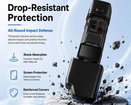 PULUZ 6-in-1 Silicone Protective Full-Body Camera Case