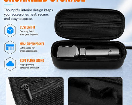 For Insta360 Luna Ultra PULUZ Hard Carrying Case PU Diamond Pattern EVA Protective Storage Bag, For Insta360 Luna Ultra / Pro