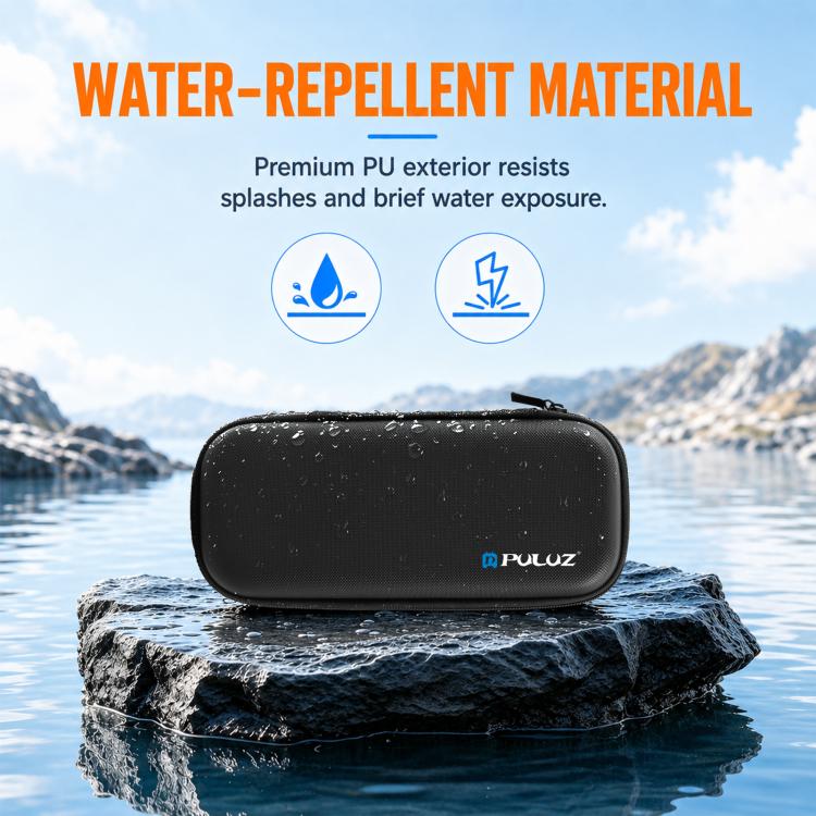 For Insta360 Luna Ultra PULUZ Hard Carrying Case PU Diamond Pattern EVA Protective Storage Bag, For Insta360 Luna Ultra / Pro