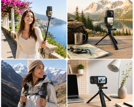 For Insta360 X6 PULUZ Magnetic Horizontal Quick Release Plate L Bracket, For Insta360 X6