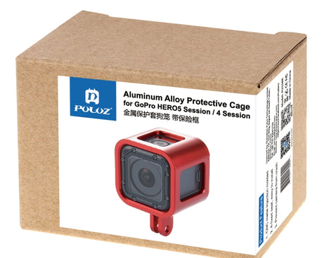 PULUZ Housing Shell CNC Aluminum Alloy Protective Cage with Insurance Frame for GoPro HERO5 Session /HERO4 Session /HERO Session, For HERO5 Session with Frame UK Stock, For HERO4 Session UK Stock, For HERO5 Session with Frame US Stock                  ...