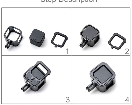 PULUZ Housing Shell CNC Aluminum Alloy Protective Cage with Insurance Frame for GoPro HERO5 Session /HERO4 Session /HERO Session, For HERO5 Session with Frame UK Stock, For HERO4 Session UK Stock, For HERO5 Session with Frame US Stock                  ...