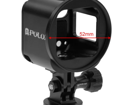 PULUZ Housing Shell CNC Aluminum Alloy Protective Cage Kit with Metal Wrench & Lens Cap & Screw & Tripod Adapter for GoPro HERO5 Session /HERO4 Session /HERO Session, For HERO5 Session