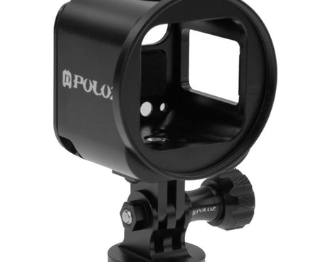 PULUZ Housing Shell CNC Aluminum Alloy Protective Cage Kit with Metal Wrench & Lens Cap & Screw & Tripod Adapter for GoPro HERO5 Session /HERO4 Session /HERO Session, For HERO5 Session