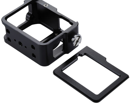 PULUZ Housing Shell CNC Aluminum Alloy Protective Cage with Insurance Frame & 52mm UV Lens for GoPro HERO(2018) /7 Black /6 /5, For HERO6 /5 Pull Frame UK Stock, For HERO6 /5 Pull Frame US Stock, For HERO6 /5 Pull Frame AE Stock, For HERO6 /5 Pull Fram...