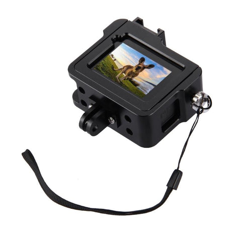 PULUZ Housing Shell CNC Aluminum Alloy Protective Cage with Insurance Frame & 52mm UV Lens for GoPro HERO(2018) /7 Black /6 /5, For HERO6 /5 Pull Frame, For HERO5 Pull Frame
