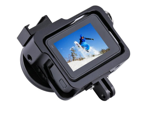 PULUZ Housing Shell CNC Aluminum Alloy Protective Cage with 52mm UV Lens for GoPro HERO(2018) /7 Black /6 /5, For HERO6 /5 No Frame UK Stock, For HERO6 /5 No Frame US Stock, For HERO6 /5 No Frame AE Stock, For HERO6 /5 No Frame, For HERO5/6 No Frame