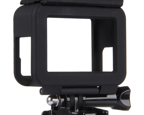 PULUZ ABS Plastic Housing Shell Frame Mount Protective Case Cage with Pedestal and Long Screw for GoPro HERO(2018) /7 Black /6 /5, For GoPro HERO6 /5, HERO6 /5(US)