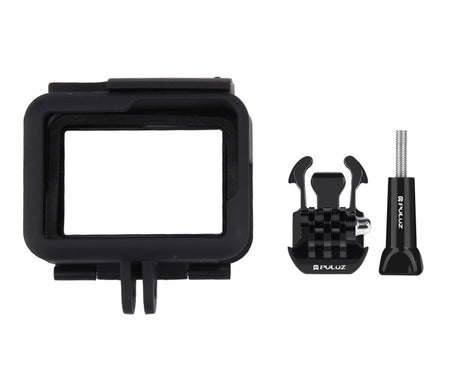 PULUZ ABS Plastic Housing Shell Frame Mount Protective Case Cage with Pedestal and Long Screw for GoPro HERO(2018) /7 Black /6 /5, For GoPro HERO6 /5, HERO6 /5(US)