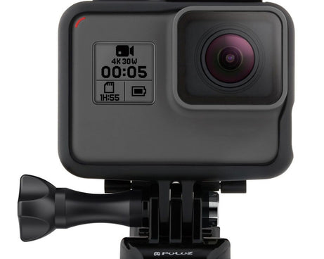 PULUZ ABS Plastic Housing Shell Frame Mount Protective Case Cage with Pedestal and Long Screw for GoPro HERO(2018) /7 Black /6 /5, For GoPro HERO6 /5, HERO6 /5(US)