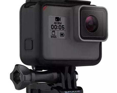 PULUZ ABS Plastic Housing Shell Frame Mount Protective Case Cage with Pedestal and Long Screw for GoPro HERO(2018) /7 Black /6 /5, For GoPro HERO6 /5, HERO6 /5(US)