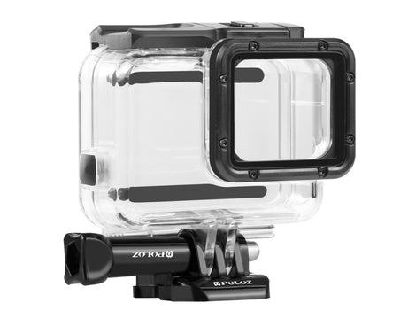 PULUZ for GoPro HERO(2018) / HERO7 Black /6 /5 60m Underwater Waterproof Housing Diving Protective Case with Buckle Basic Mount & Screw, For HERO5