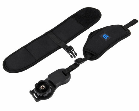 PULUZ Soft Neoprene Hand Grip Wrist Strap with 1/4 inch Screw Plastic Plate for SLR / DSLR Cameras